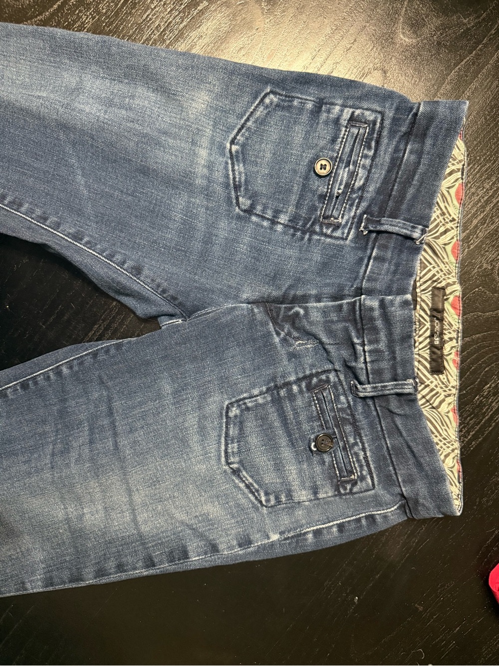 SOLD!! Joe’s Jeans Trouser 22 - Women's High-Waist Dark Blue Flared Jeans - Picture 3 of 6